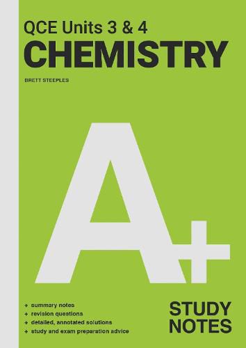 Cover image for A+ Chemistry QCE Units 3 & 4 Study Notes