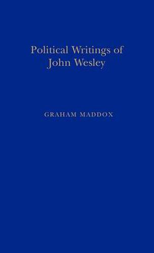 Cover image for Politic Writings John Wesley