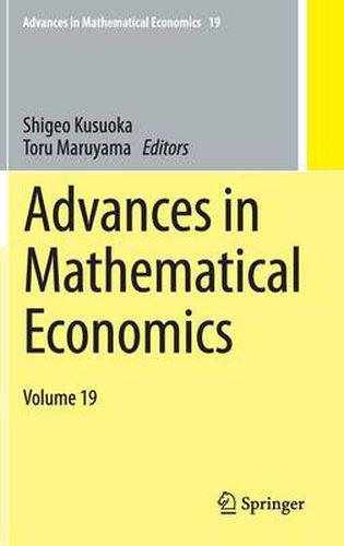 Cover image for Advances in Mathematical Economics Volume 19