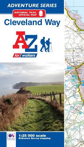 Cover image for Cleveland Way National Trail Official Map: With Ordnance Survey Mapping