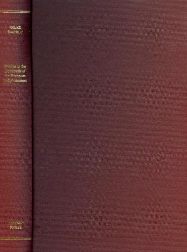 Cover image for Studies in the Booktrade of the European Enlightenment