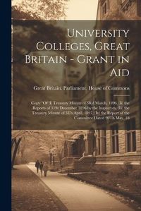 Cover image for University Colleges, Great Britain - Grant in Aid