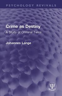 Cover image for Crime as Destiny