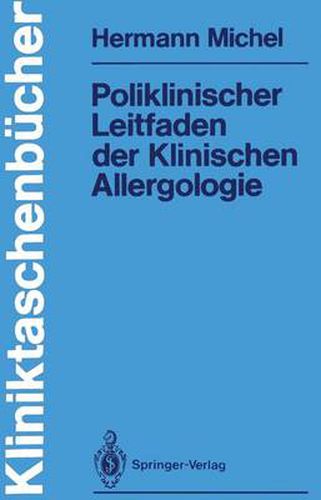 Cover image for Poliklinischer Leitfaden der Klinischen Allergologie