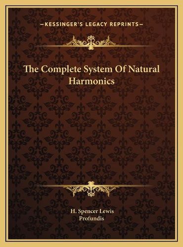 Cover image for The Complete System of Natural Harmonics