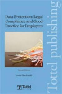 Cover image for Data Protection: Legal Compliance and Good Practice for Employers
