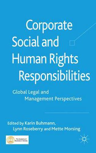 Cover image for Corporate Social and Human Rights Responsibilities: Global, Legal and Management Perspectives