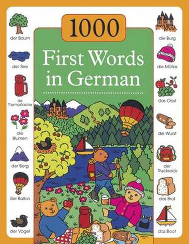 Cover image for 1000 First Words in German