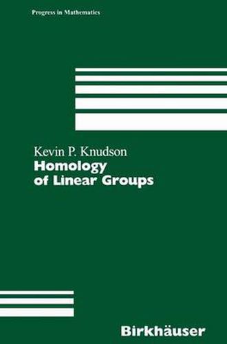 Cover image for Homology of Linear Groups