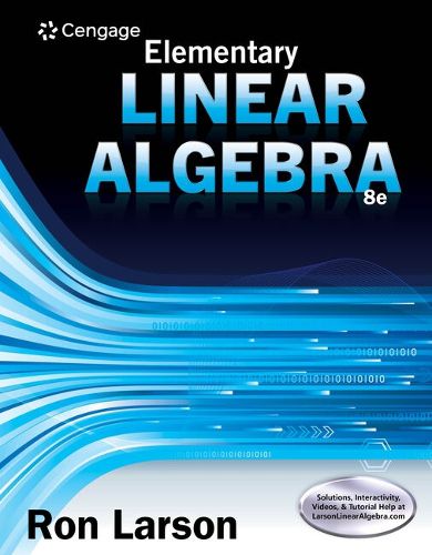 Cover image for Student Solutions Manual for Larson's Elementary Linear Algebra, 8th