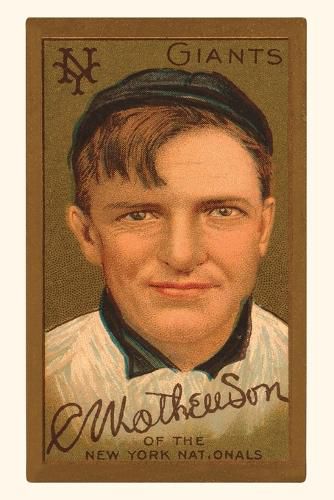 Cover image for Vintage Journal Early Baseball Card, Christy Mathewson