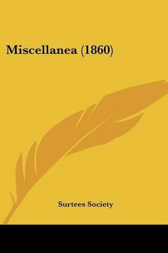 Miscellanea (1860)