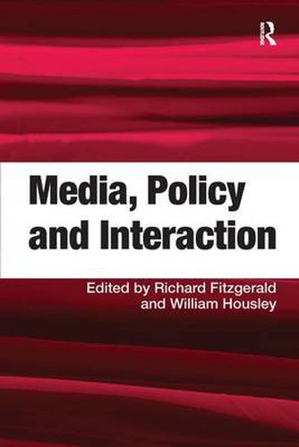 Cover image for Media, Policy and Interaction