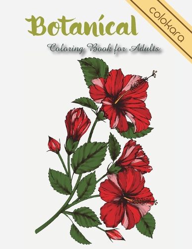 Cover image for Botanical Coloring Book for Adults