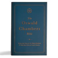 Cover image for CSB Oswald Chambers Bible, Cloth Over Board