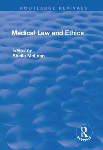 Cover image for Medical Law and Ethics