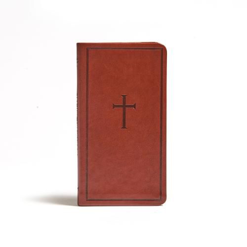 Cover image for CSB Single-Column Pocket New Testament, Brown LeatherTouch
