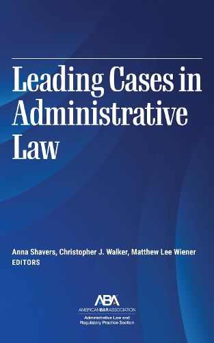 Cover image for Leading Cases in Administrative Law