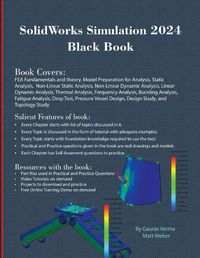 Cover image for SolidWorks Simulation 2024 Black Book