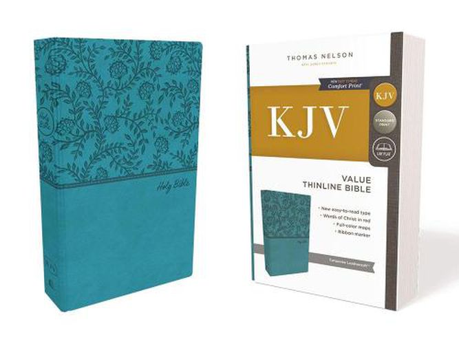 Cover image for KJV, Value Thinline Bible, Leathersoft, Green, Red Letter, Comfort Print: Holy Bible, King James Version