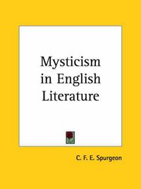 Cover image for Mysticism in English Literature (1913)