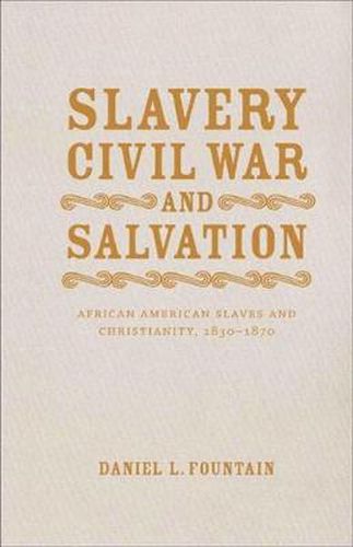 Cover image for Slavery, Civil War, and Salvation: African American Slaves and Christianity, 1830-1870