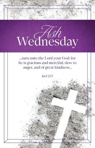 Cover image for Ash Wednesday Bulletin: For He Is Gracious (Package of 100)