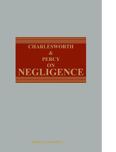 Cover image for Charlesworth & Percy on Negligence