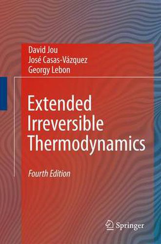 Cover image for Extended Irreversible Thermodynamics