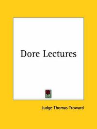 Cover image for Dore Lectures (1918)