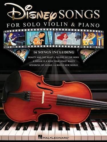 Cover image for Disney Songs for Solo Violin & Piano