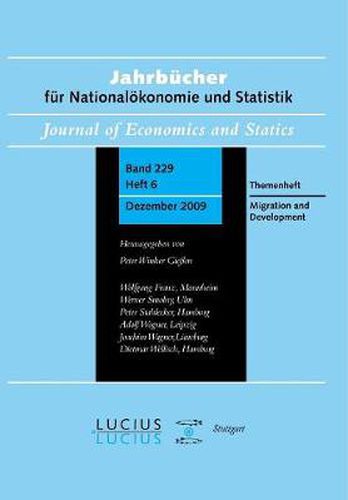 Cover image for Sports Economics: Present and Future Impact on General Economics: Themenheft 3/Bd. 232 (2012) Jahrbucher fur Nationaloekonomie und Statistik