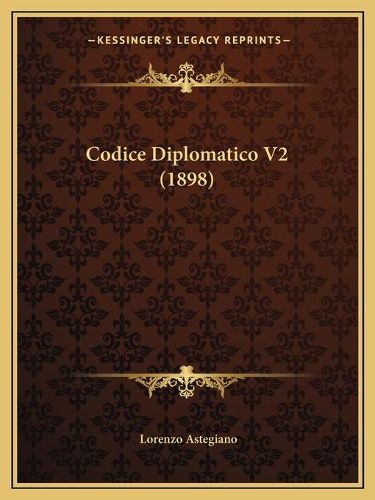 Cover image for Codice Diplomatico V2 (1898)