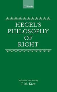 Cover image for Hegel's Philosophy of right