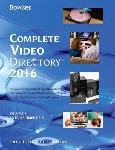 Cover image for Bowker's Complete Video Directory, 2016: 4 Volume Set