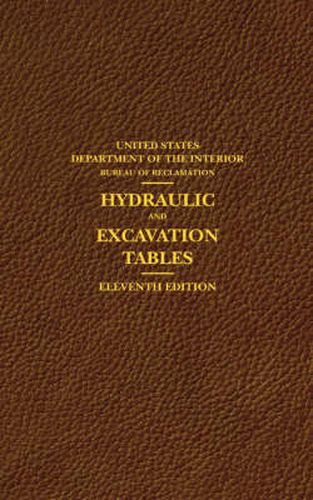 Cover image for Hydraulic and Excavation Tables, Eleventh Edition