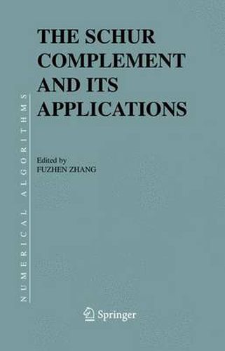 Cover image for The Schur Complement and Its Applications