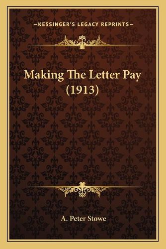 Cover image for Making the Letter Pay (1913)