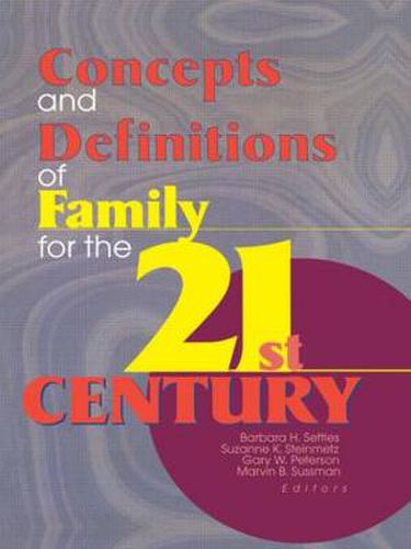 Cover image for Concepts and Definitions of Family for the 21st Century