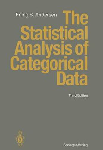 Cover image for The Statistical Analysis of Categorical Data