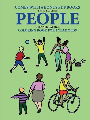 Cover image for Coloring Books for 2 Year Olds (People)