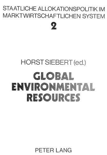 Cover image for Global Environmental Resources: Ozone Problem