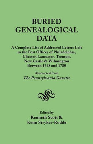 Cover image for Buried Genealogical Data