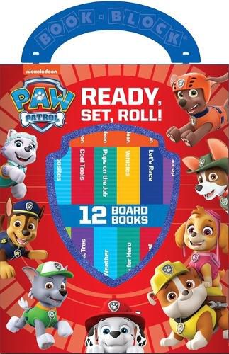 Cover image for Nickelodeon Paw Patrol: Ready, Set, Roll! 12 Board Books: 12 Board Books