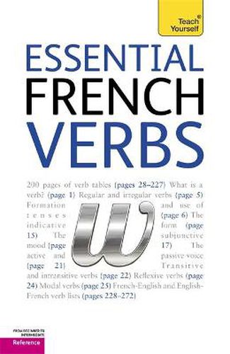 Cover image for Essential French Verbs: Teach Yourself