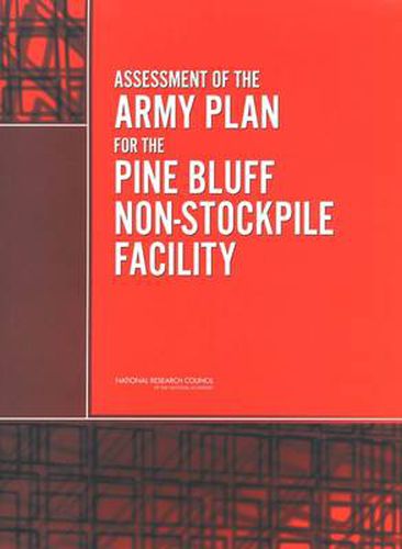 Cover image for Assessment of the Army Plan for the Pine Bluff Non-Stockpile Facility