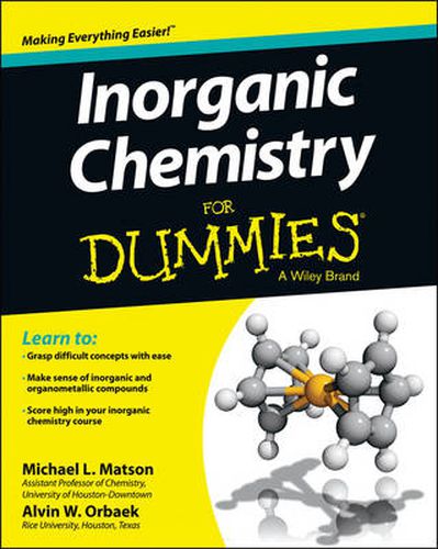 Cover image for Inorganic Chemistry For Dummies