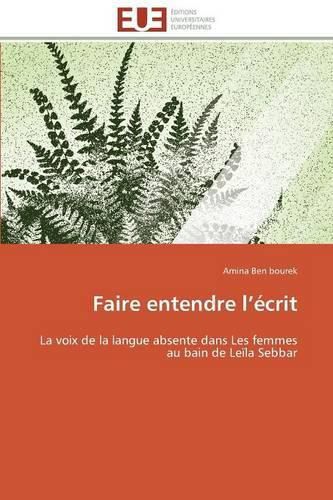 Cover image for Faire Entendre L  crit