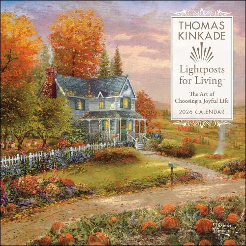 Cover image for Thomas Kinkade Lightposts for Living 2026 Wall Calendar