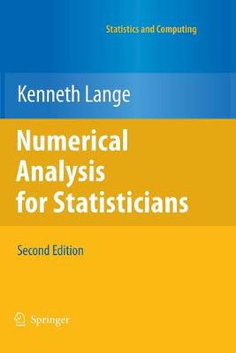 Cover image for Numerical Analysis for Statisticians